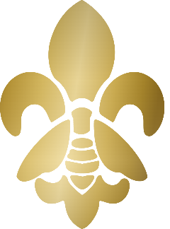 Fleur de lys — découpe de l’étiquette