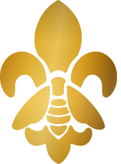 Fleur de lys — découpe de l’étiquette